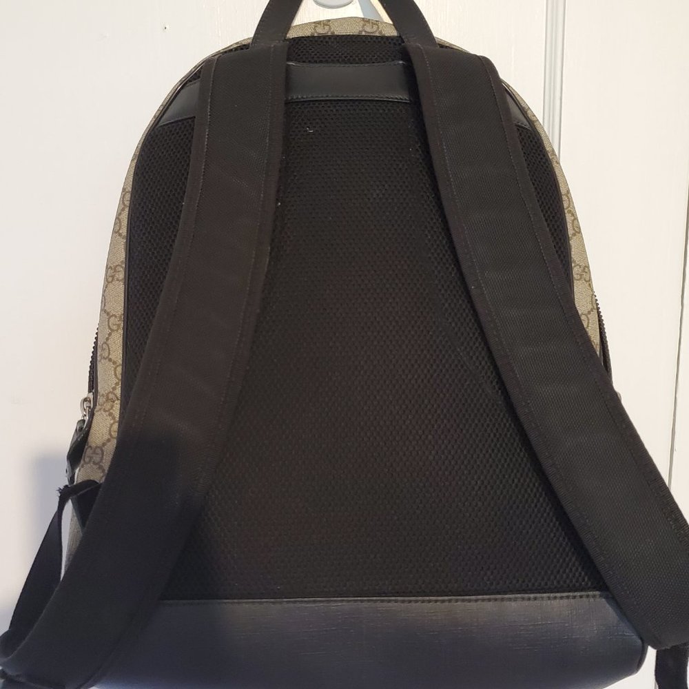 *AUTHENTIC* Gucci Supreme Canvas Large Unisex Backpack - Picture 8 of 8